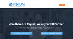 Desktop Screenshot of infiniumhr.com